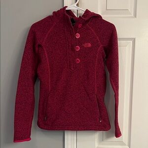 The North Face Women's Hooded Pullover in Raspberry Heather